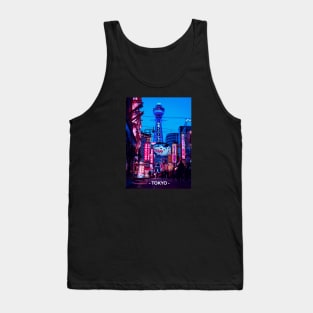 Tokyo Street Neon Synthwave Tank Top